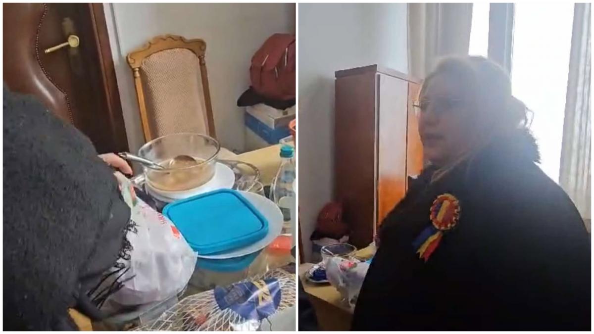 Diana Sosoaca a intrat peste judecatorii CCR si a verificat caserolele