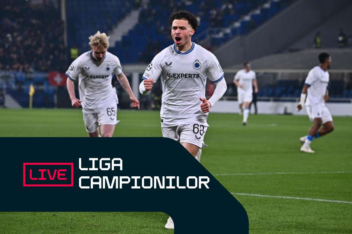 Liga Campionilor LIVE Atalanta marcheaza cu Brugge Monaco egalizeaza Benfica