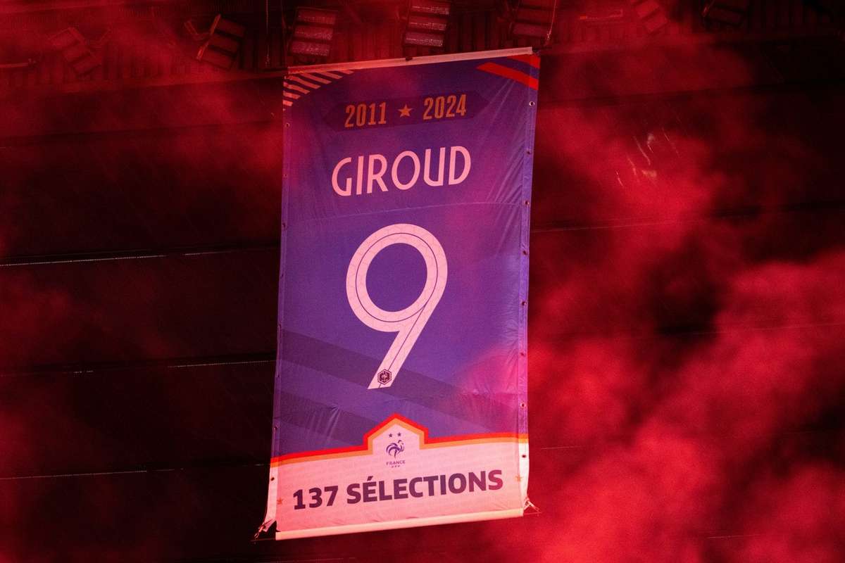 Golgheterul all time al Frantei Olivier Giroud sarbatorit pe Stade de France