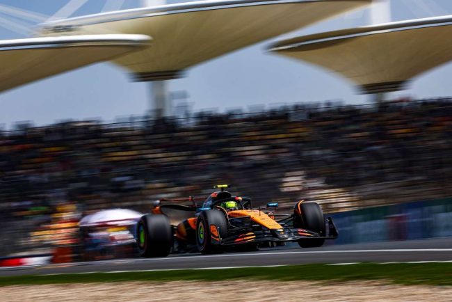 Lando Norris cel mai bun in antrenamentele pentru China