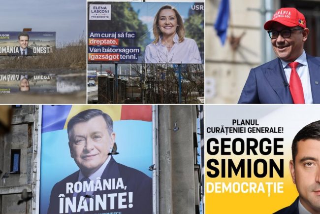 Ce slogane au candidatii la prezidentiale Nicusor Dan l a schimbat Lasconi se vinde si in maghiara