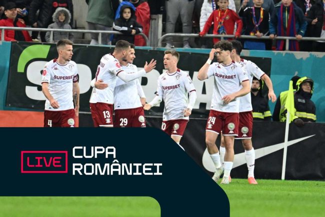 Cupa Romaniei Rapid inscrie de doua ori in trei minute cu Metalul Buzau Hermannstadt in semifinale