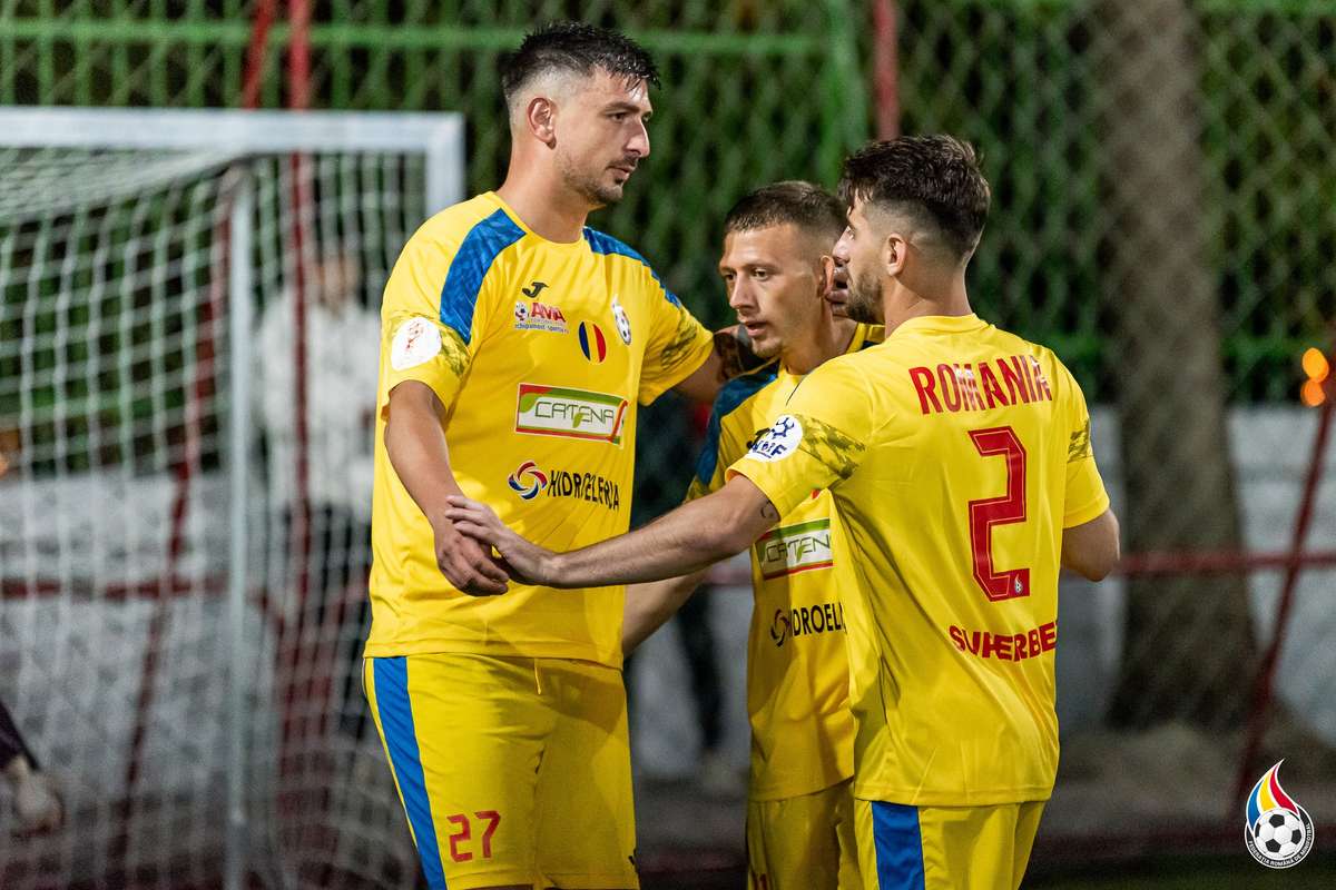 Debut victorious pentru Romania la CM de Minifotbal