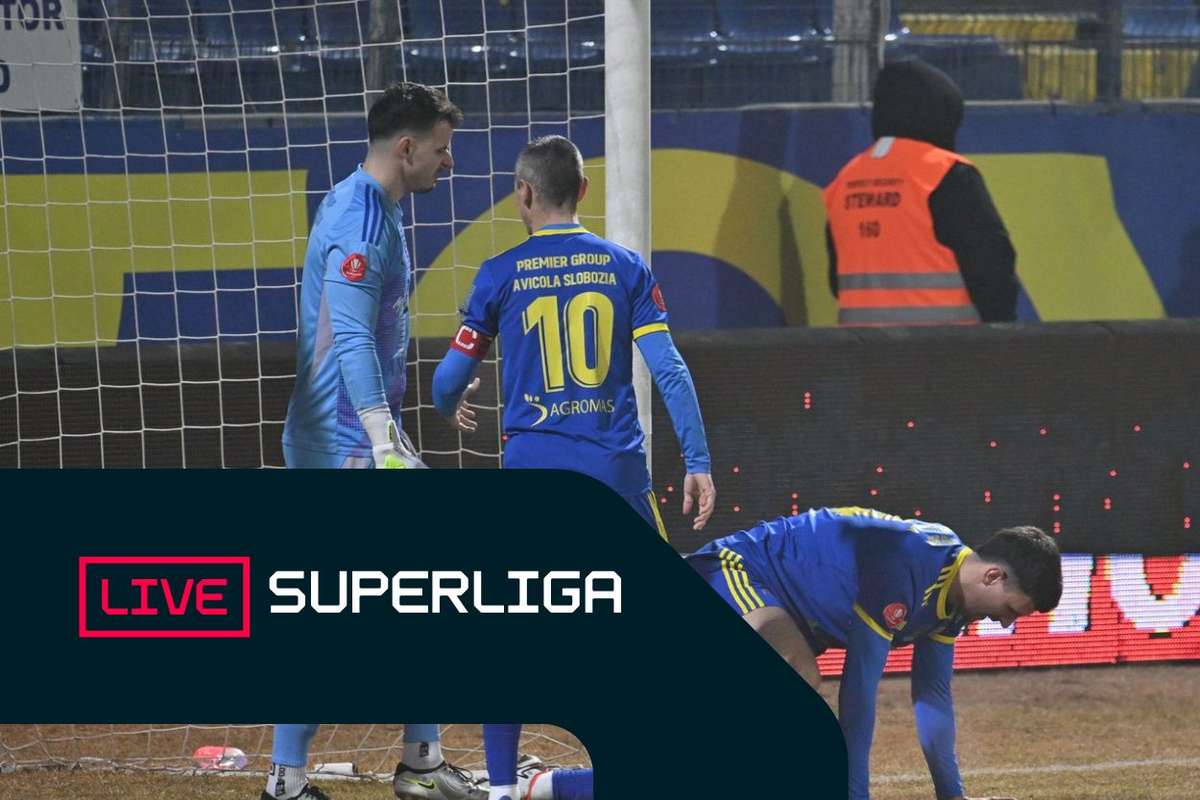 Superliga LIVE Unirea Slobozia domina pe terenul retrogradatei Buzau