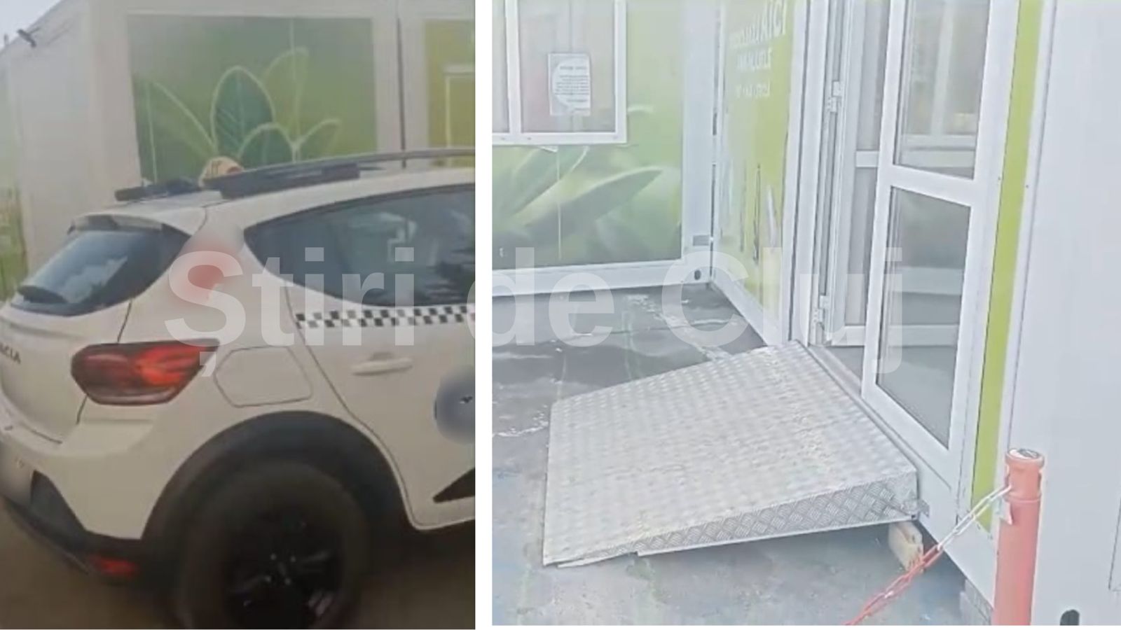 Caz socant in Cluj Napoca Hypermarketul a ocupat locurile pentru persoane cu dizabilitati