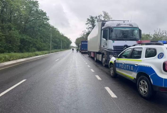 Sofer de TIR din Cluj baut a provocat accident