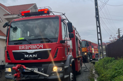 Incendiu la Ocna Dejului din cauza unei defectiuni