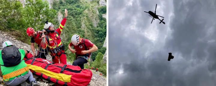Zi de foc pentru salvamontisti 12 persoane salvate