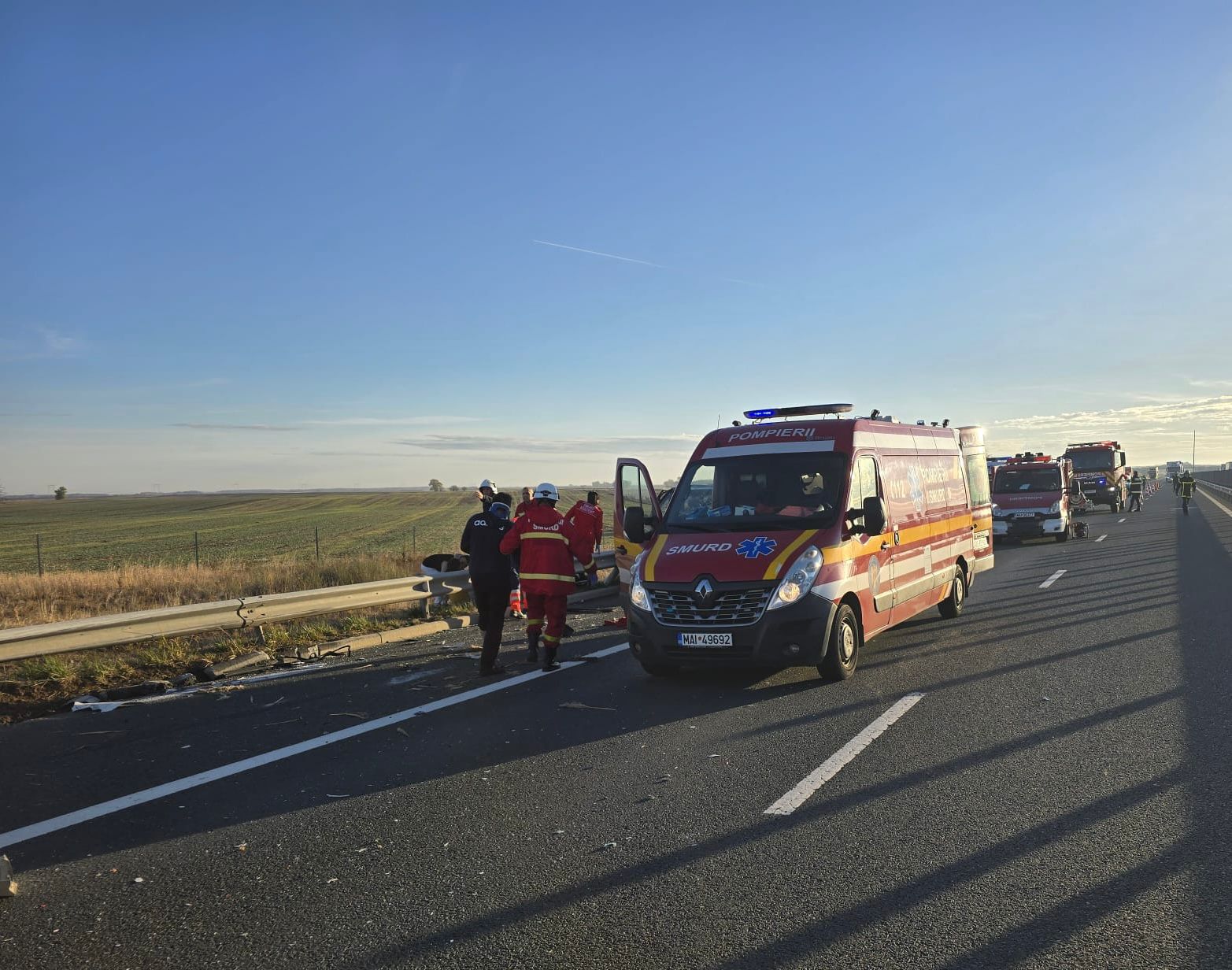 Doua accidente pe A3 sapte masini implicate