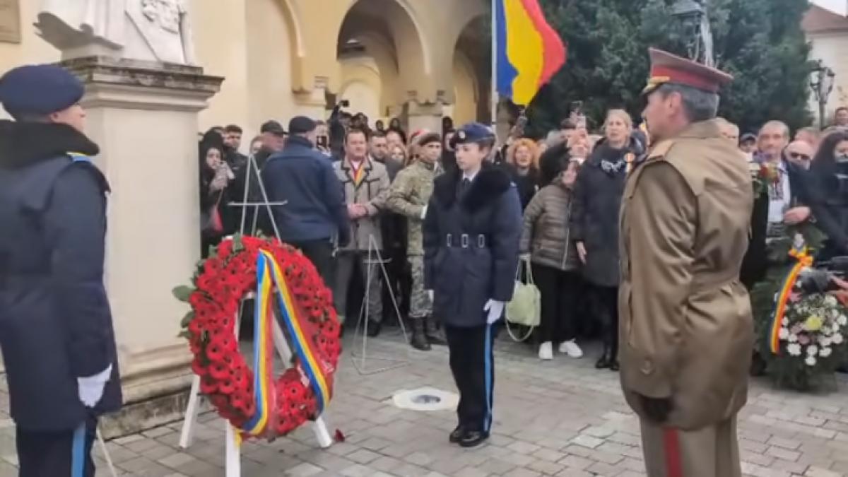 Huiduieli la Alba Iulia de Ziua Nationala