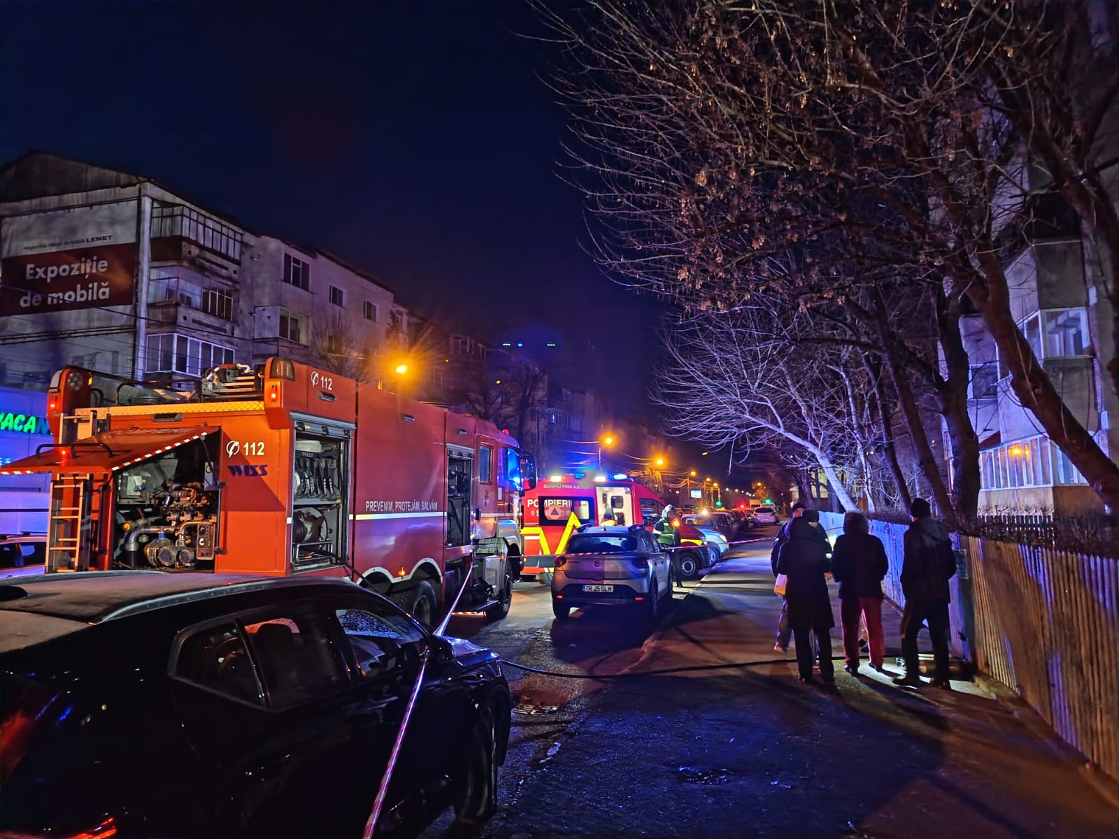 Evacuarea a zeci de oameni din Alexandria de Revelion 1