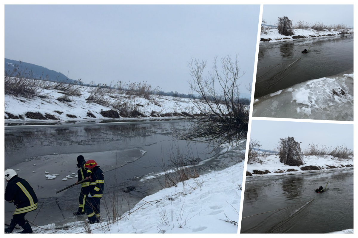 tragedie socanta doi copii de 4 si 5 ani au cazut in somes unul a fost salvat de un adolescent de 17 ani iar celalt este cautat acum de scafandri video