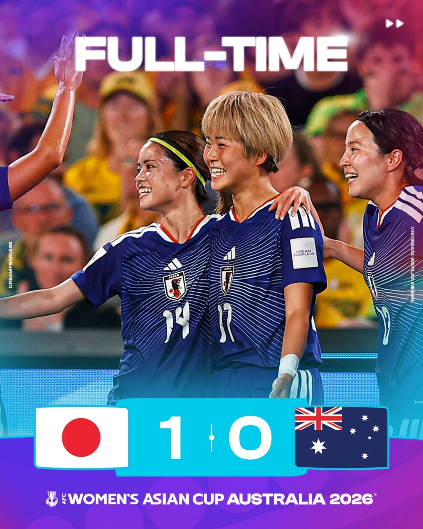 Japonia infrunta Australia intr o finala dramatica si castiga Cupa Asiei la fotbal feminin cu un numar record de spectatori