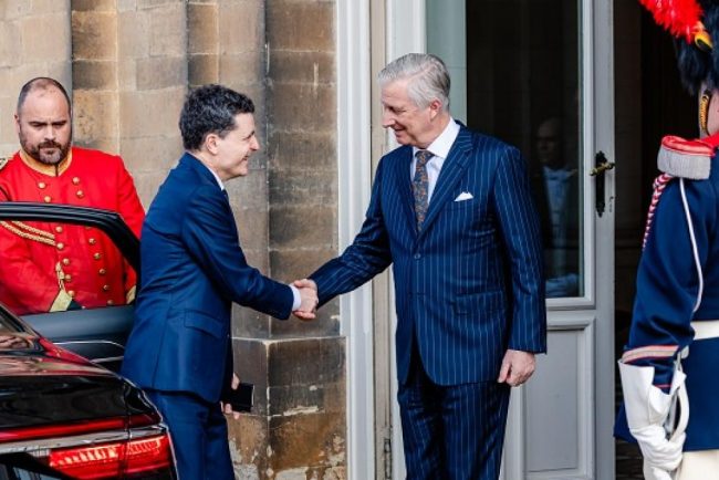 Nicusor Dan a fost intampinat la Bruxelles de Regele Belgiei Ce au discutat cei doi