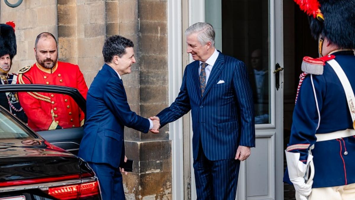 Nicusor Dan a fost intampinat la Bruxelles de Regele Belgiei Ce au discutat cei doi