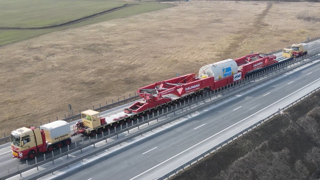 Un camion de 48 de metri si 121 de tone se dirijeaza spre Cluj in aceasta seara Care este itinerariul sau si cum pot soferii din Cluj sa evite traficul aglomerat