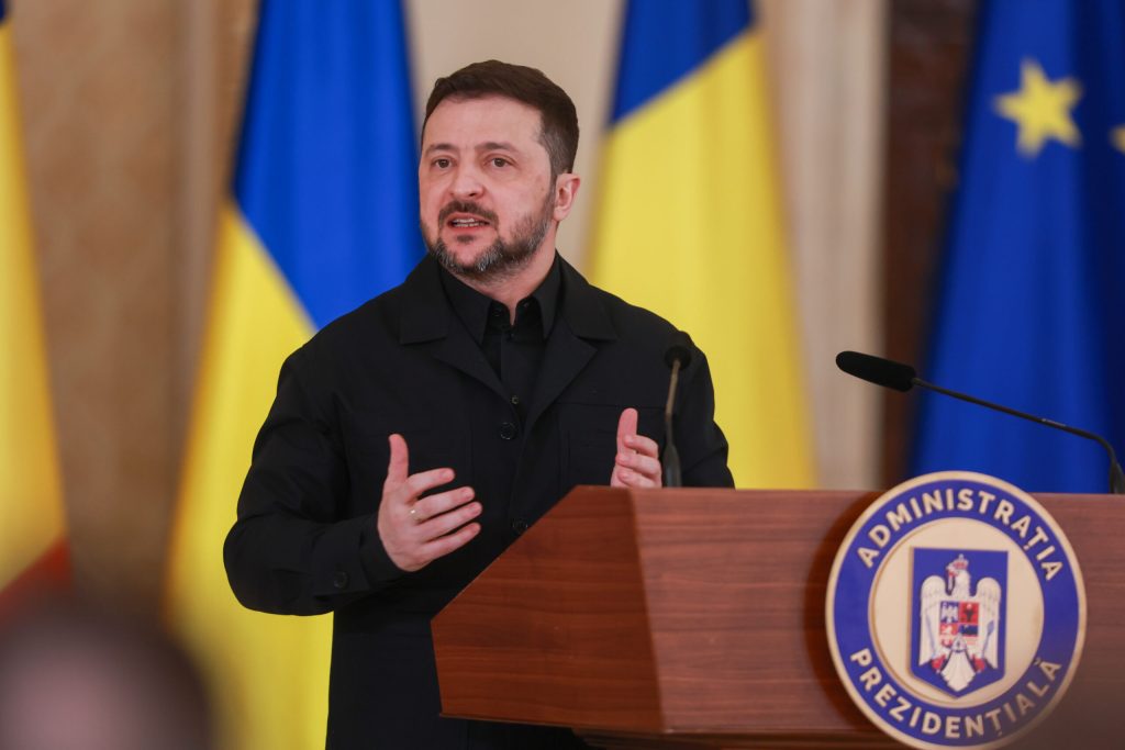 Zelenski sustine ca Rusia furnizeaza drones Shahed Iranului