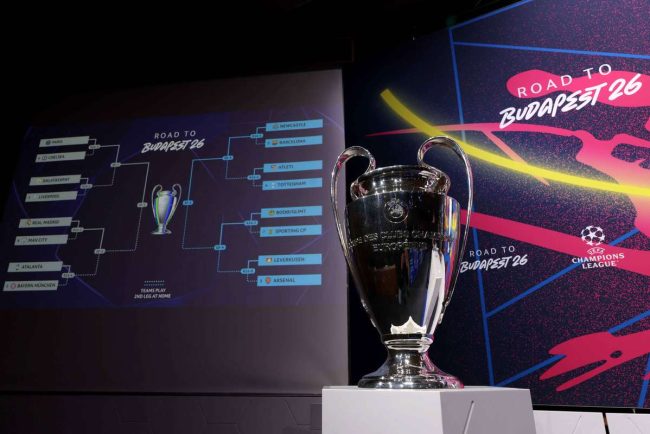 programul sferturilor de finala ale ligii campionilor 202526