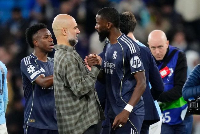 tensiuni dupa city real madrid rudiger si guardiola aproape de cearta la finalul partidei