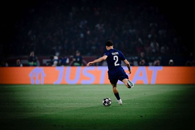 Achraf Hakimi indisponibil in urmatoarele saptamani Absent pentru returul semifinalei cu Bayern