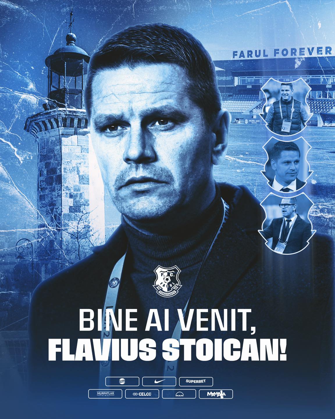 Flavius Stoican a fost desemnat antrenor al echipei Farul Constanta