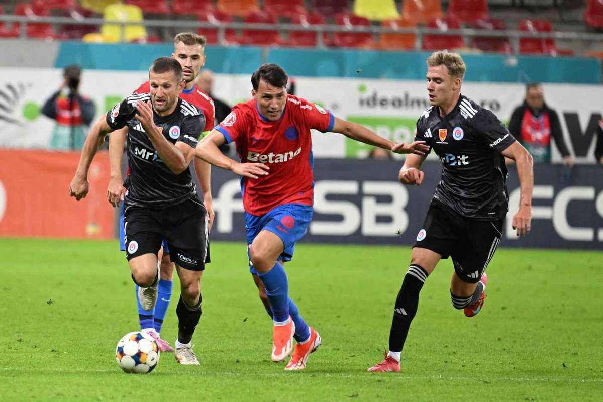 transmisie in direct fcsb otelul galati cinci schimbari efectuate de radoi