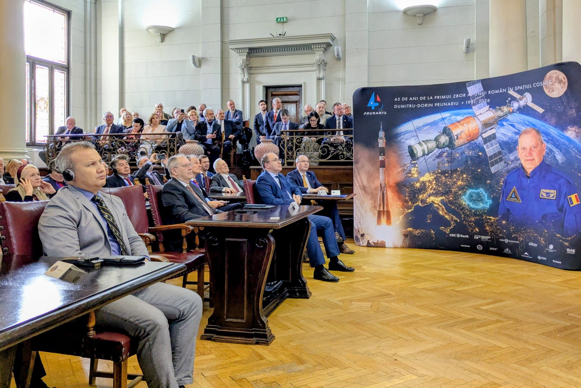 Academia Romana comemoreaza 45 de ani de la primul zbor al unui roman in spatiul cosmic