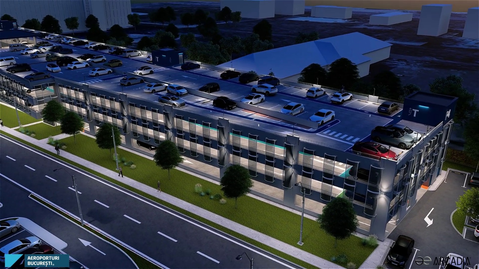 CNABincepe licitatia pentru o noua parcare Pe termen lung la Aeroportul Henri Coanda Investitia se ridica la 626 milioane de lei