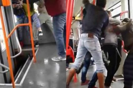 Cluj: Un bătrân cu un picior amputat a lovit o femeie în autobuz cu o cârjă. A amenințat-o cu moartea în fața polițiștilor. Ce pedeapsă a primit