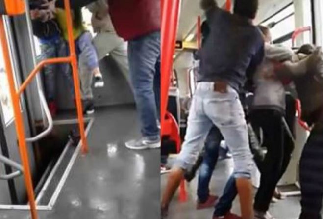 Cluj Un batran cu un picior amputat a lovit o femeie in autobuz cu o carja A amenintat o cu moartea in fata politistilor Ce pedeapsa a primit