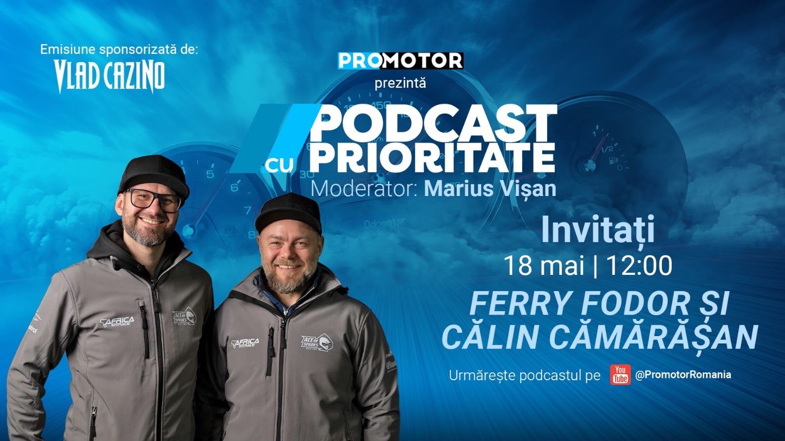 Ferry Fodor si Calin Camarasan sunt invitati la Podcast cu Prioritate 100 de la ProMotor Discutam despre Africa Eco Race rally raid si provocarile motorsportului
