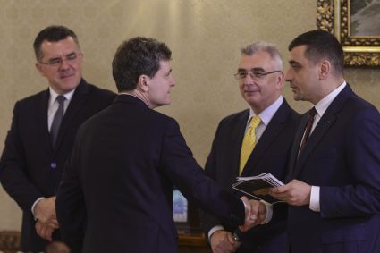 George Simion i-a solicitat lui Nicușor Dan mandat pentru a forma un guvern AUR.