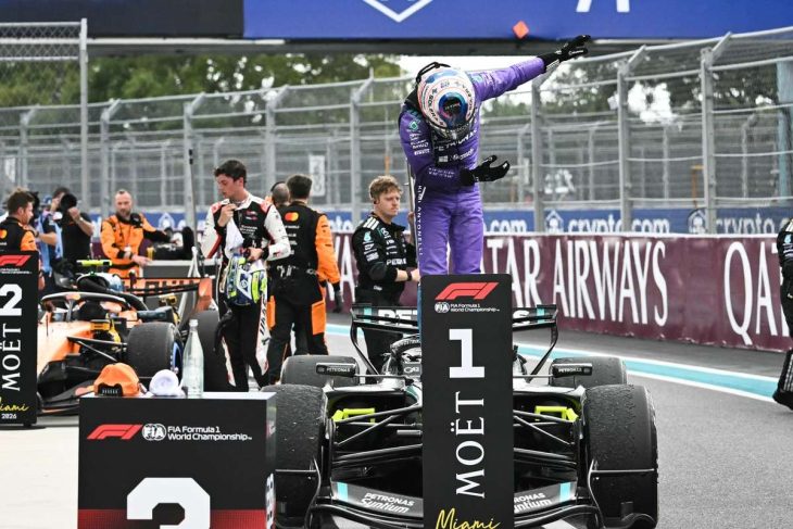 Kimi Antonelli obtine victoria la Miami in fata celor doi piloti McLaren si isi extinde avantajul in clasament