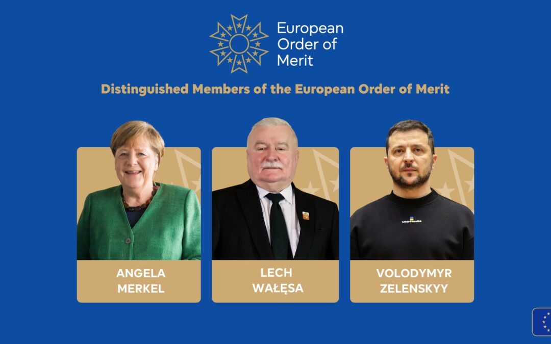 Parlamentul European acorda pentru prima data Ordinul European de Merit Angela Merkel Maia Sandu si Volodimir Zelenski printre laureati
