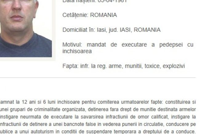 Rusia a predat Romaniei pe Vasile Rodideal unul dintre cei mai cautati infractori aflat pe lista Most