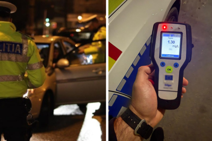 Un bărbat beat s-a urcat inconștient la volan! Rezultatele etilotestului au depășit cu mult limita legală: Ce valoare a arătat aparatul?