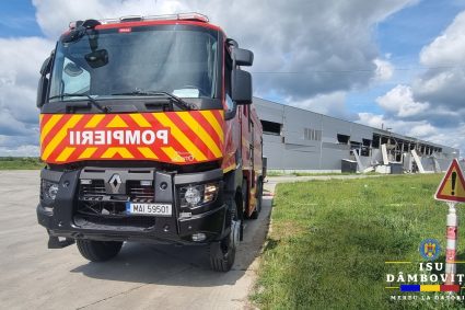 Un rănit și mai mult de 40 de persoane evacuate în urma unei explozii la o hală din Târgoviște