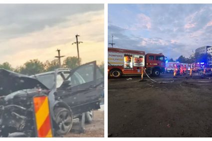 VIDEO. BMW-ul implicat în accidentul de la VIVO Cluj a fost distrus! Șoferul băut a ciocnit un parapet de beton.