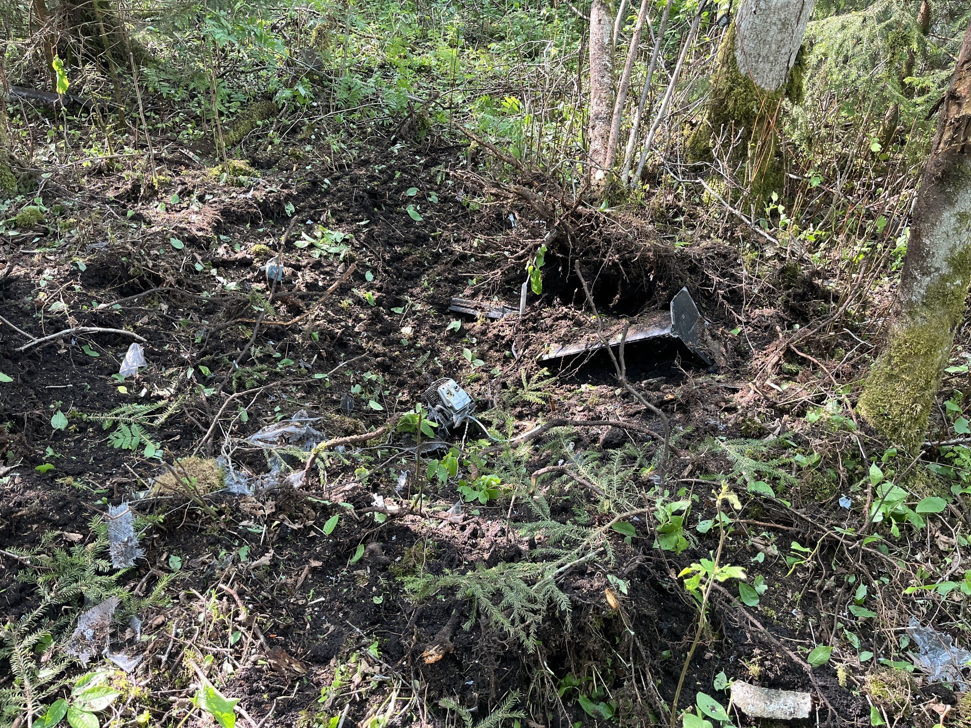 primele imagini ale dronei doborate in estonia de avionul de vanatoare f 16 pilotat de piloti ronani