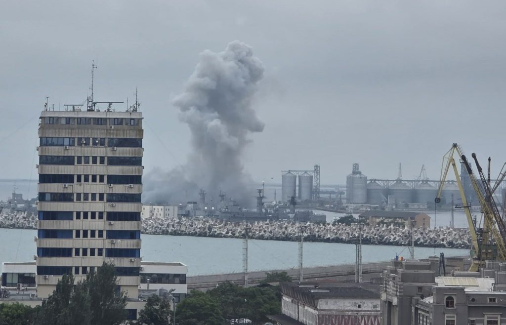 Ambasada Rusiei acuza Ucraina in legatura cu explozia dronei maritime din Portul Constanta