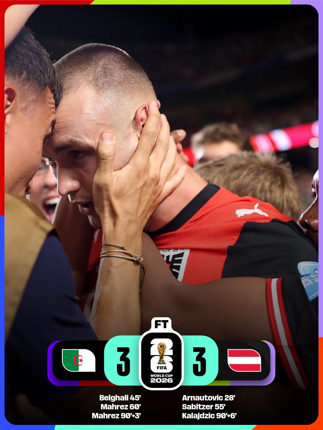 Cupa Mondiala Austria Algeria 3 3 Iranul a fost eliminat din turneu