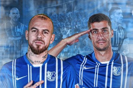 Denis Alibec și Ionuț Larie au semnat prelungirea contractelor cu FCV Farul Constanța.