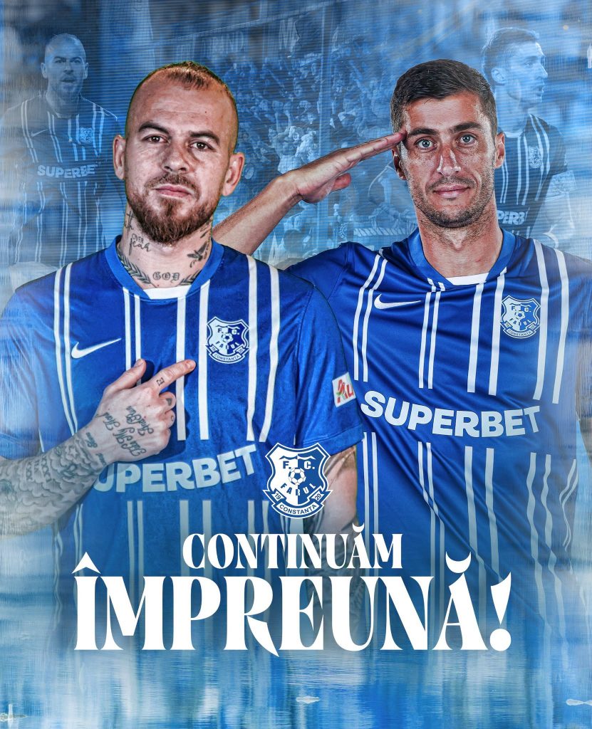Denis Alibec si Ionut Larie au semnato prelungirea contractelor cu FCV Farul Constanta