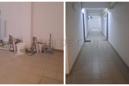 Îngrijorare într-un bloc din Florești! Locatarii au descoperit un zid între scări peste noapte.