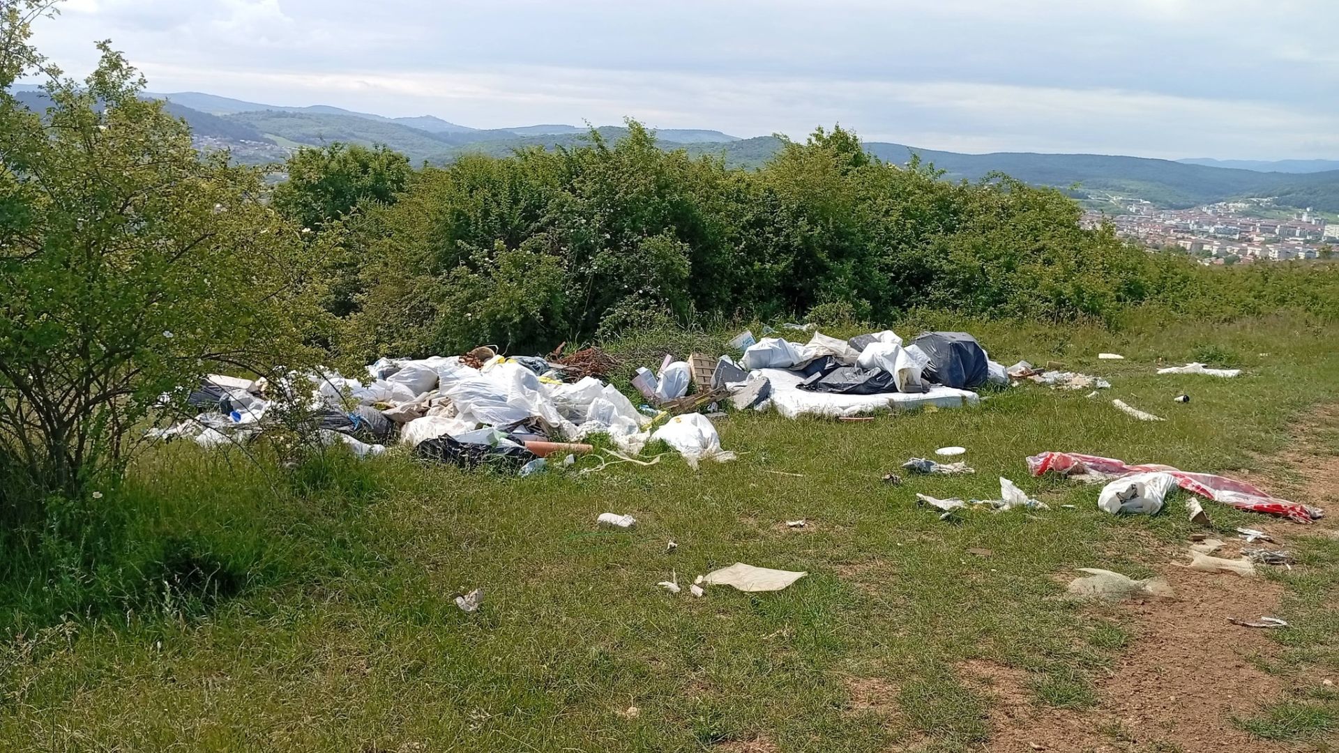 Mizerie de neimaginat langa Cluj Napoca Padure transformat in rampa de gunoi in Floresti Chiar nu observa nimeni acesti oameni