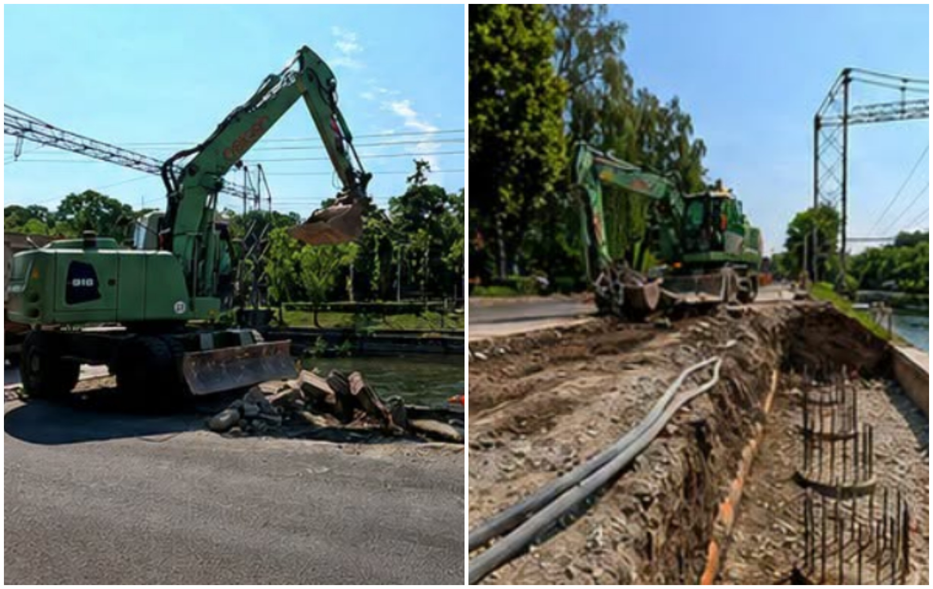 Podul Garibaldi prinde contur Lucrarile la podul provizoriu au atins 30 iar santierul principal va incepe in toamna Anuntul Primariei Cluj Napoca