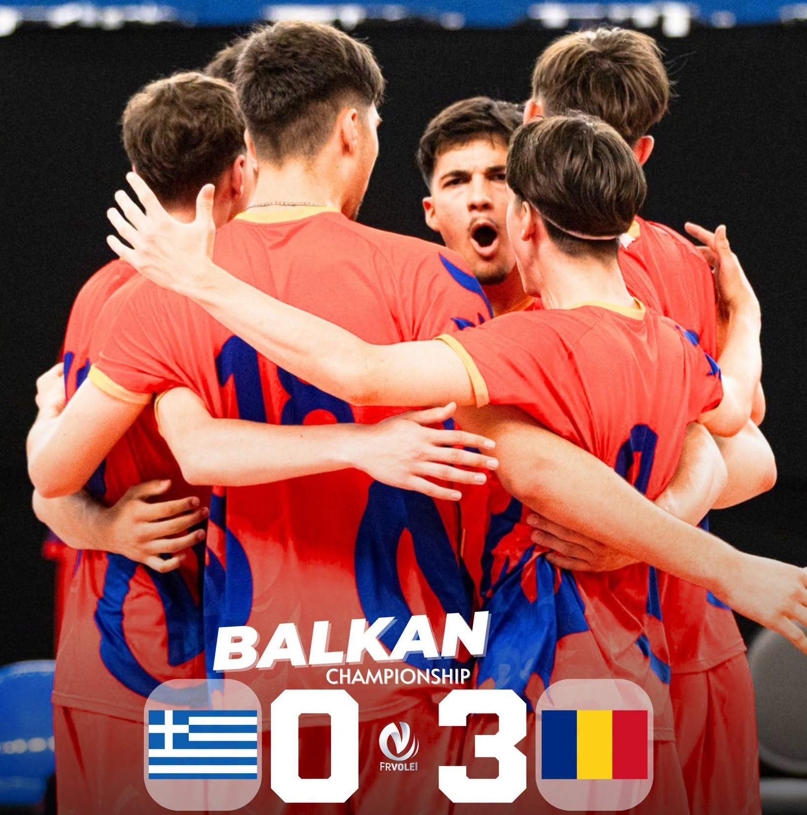 Romania se afla pe locul cinci in Campionatul Balcanic U18 de volei masculin desfasurat la Podgorica