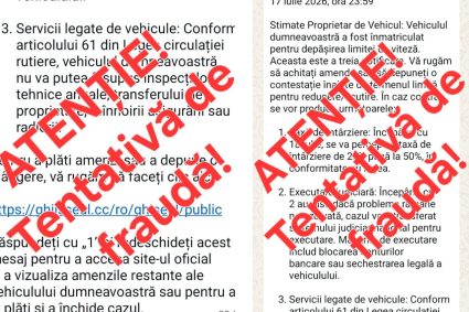 Atenție, clujeni! Un mesaj care pare a fi de la poliție vă poate goli contul bancar în doar câteva minute: Iată cum să recunoașteți capcana.