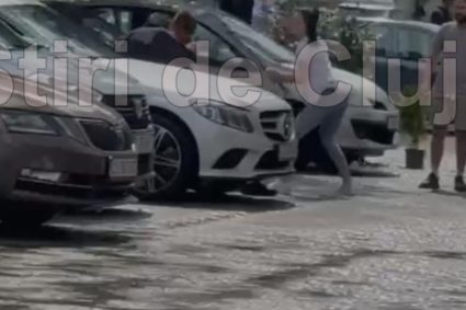 Bătăușii de la Sigma Shopping Center, reținuți de poliție după imaginile difuzate de Știri de Cluj: S-au luptat ca în Vestul Sălbatic