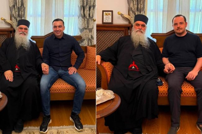 Bogdan Ivan si Alexandru Rogobete au calatorit impreuna la Muntele Athos Functiile sunt temporare dar binele